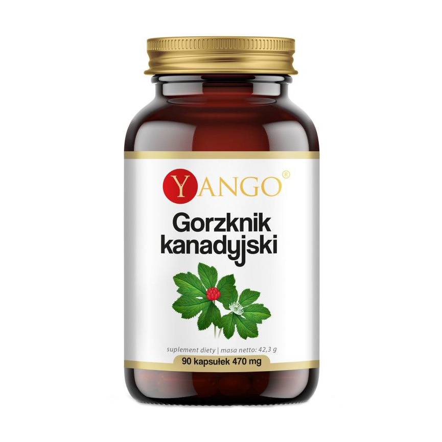 Жовтокорінь канадський Yango Canadian Yellow Root 470 мг, 90 капсул